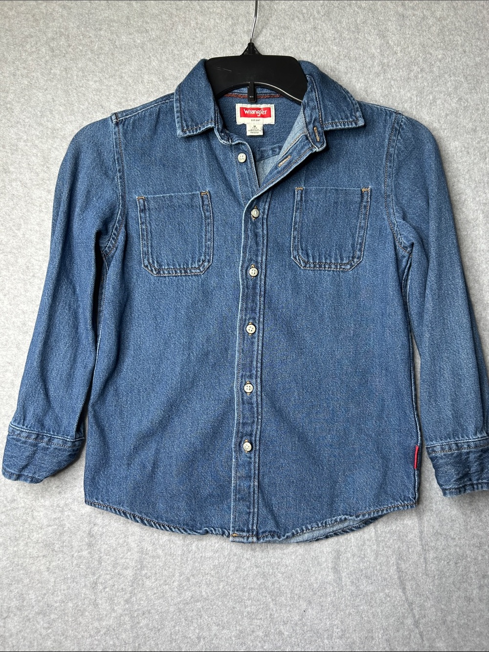 Wrangler Denim Button-Up Shirt‎ - Blue